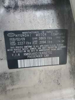 2009 HYUNDAI ELANTRA