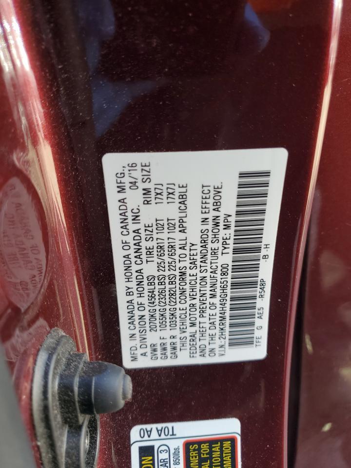2016 HONDA CR-V