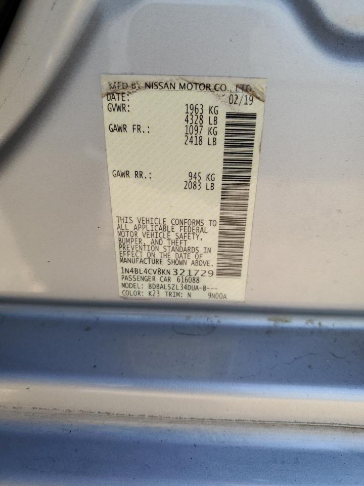 2019 NISSAN ALTIMA