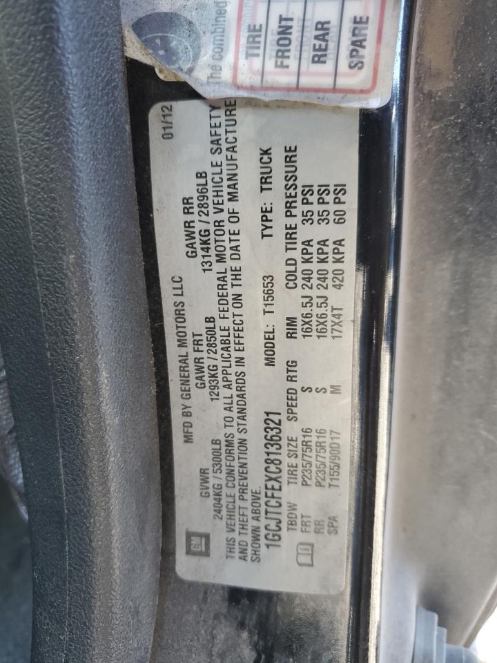 2012 CHEVROLET COLORADO