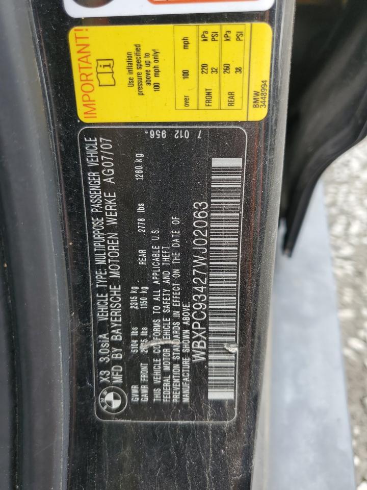 2007 BMW X3