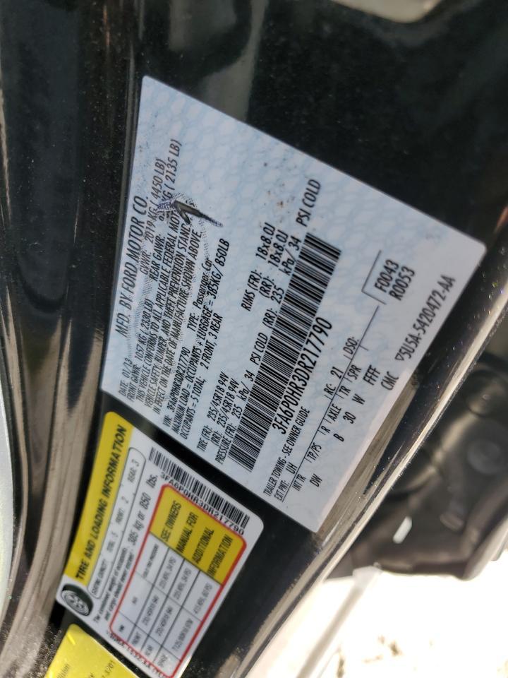 2013 FORD FUSION
