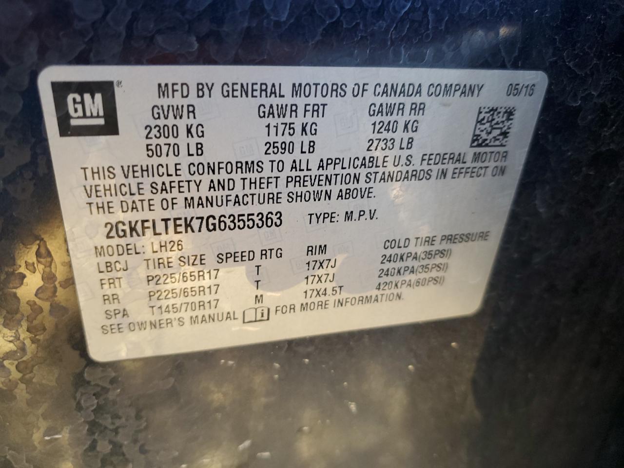 2016 GMC Terrain