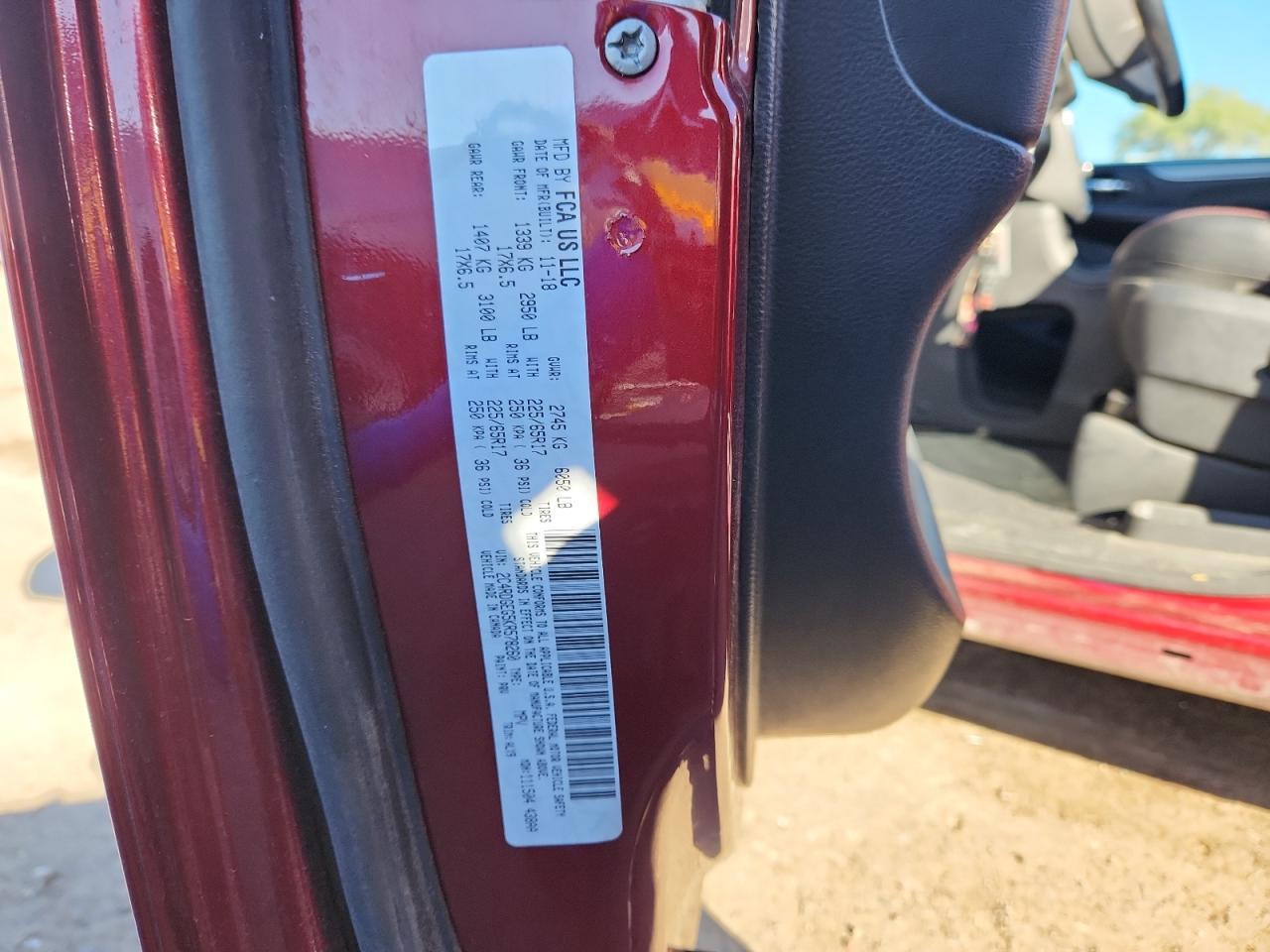 2019 DODGE GRAND CARAVAN