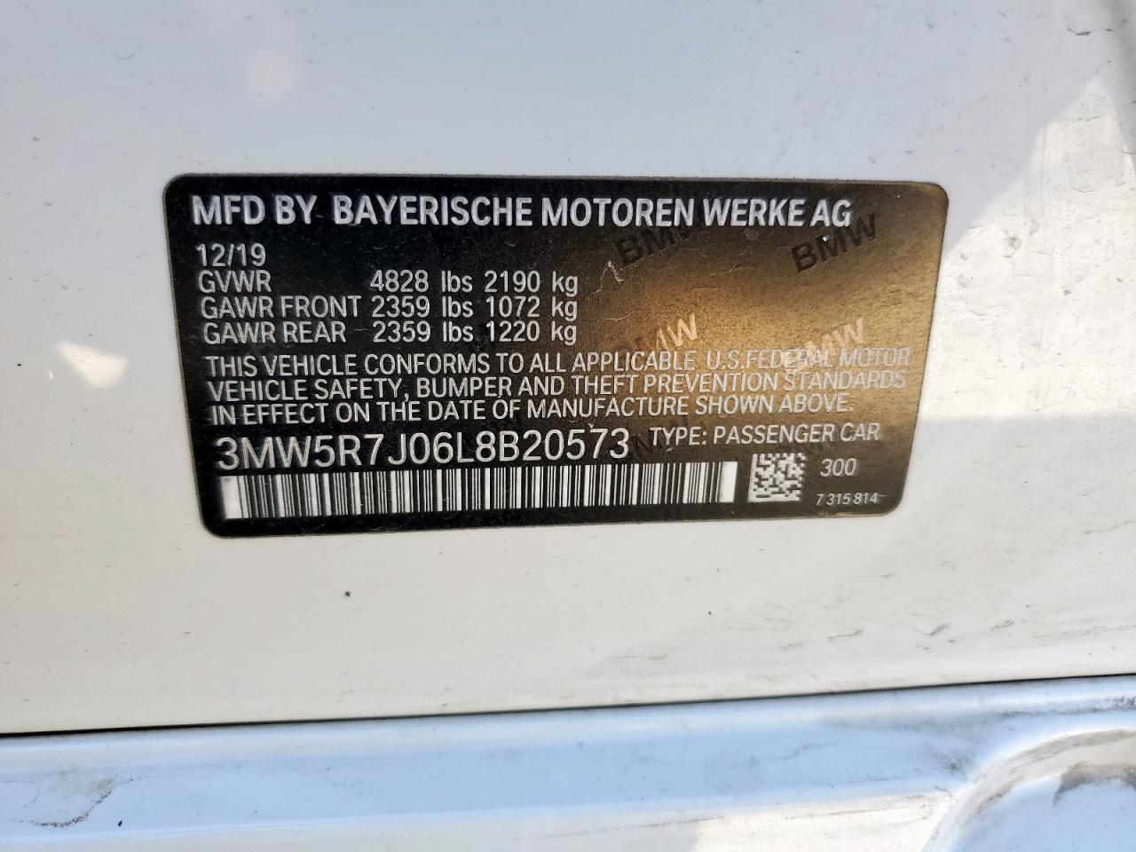 2020 BMW 3 SERIES