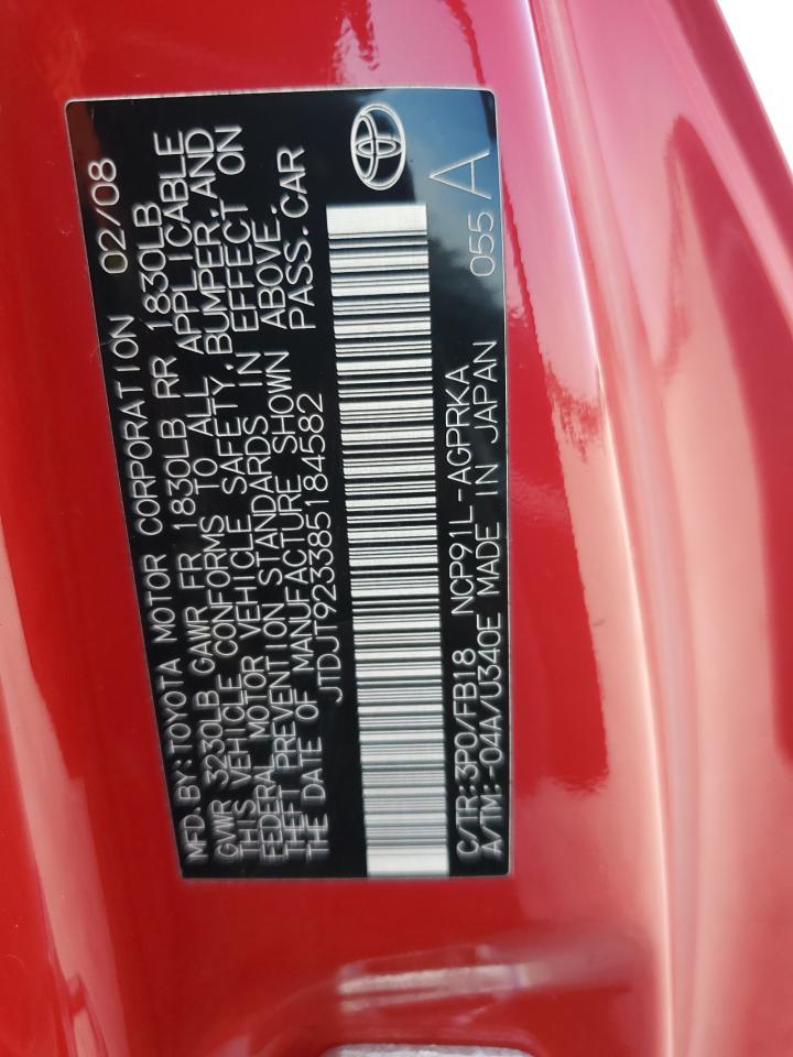 2008 TOYOTA YARIS