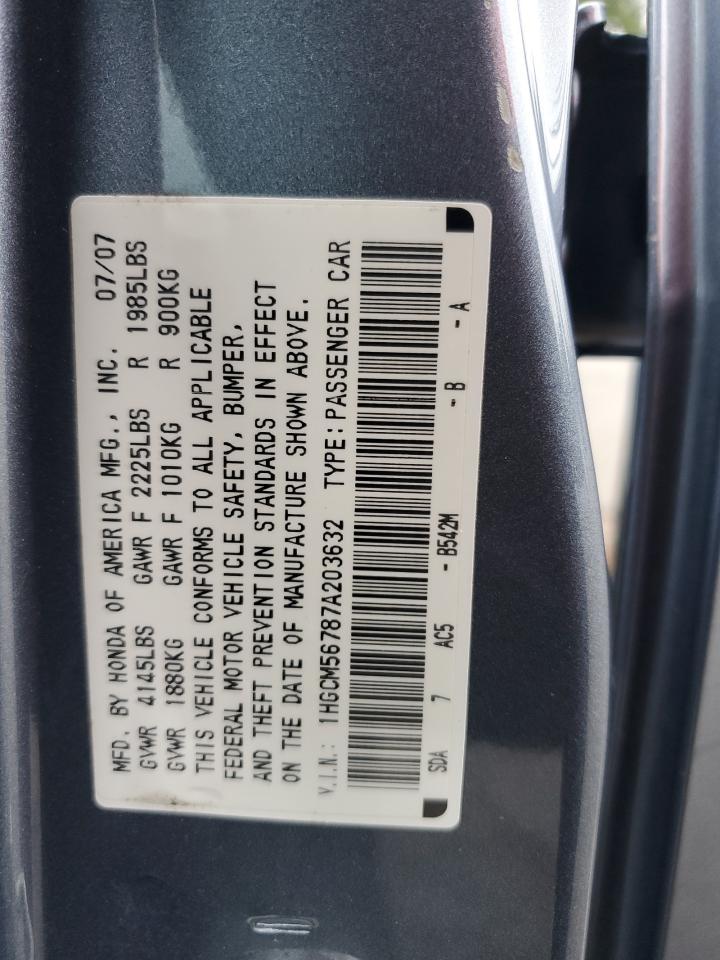 2007 HONDA ACCORD