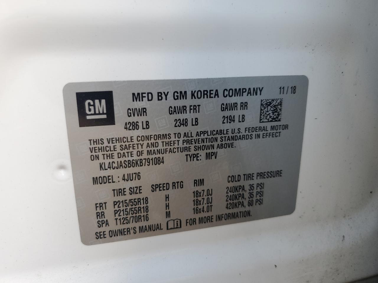 2019 BUICK ENCORE