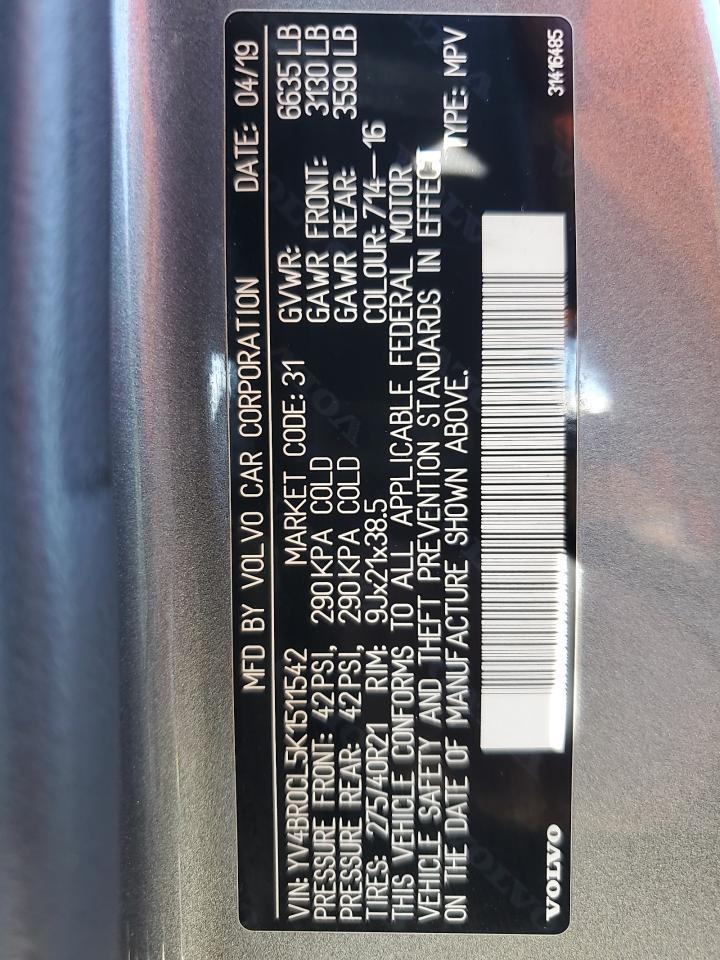 2019 VOLVO XC90