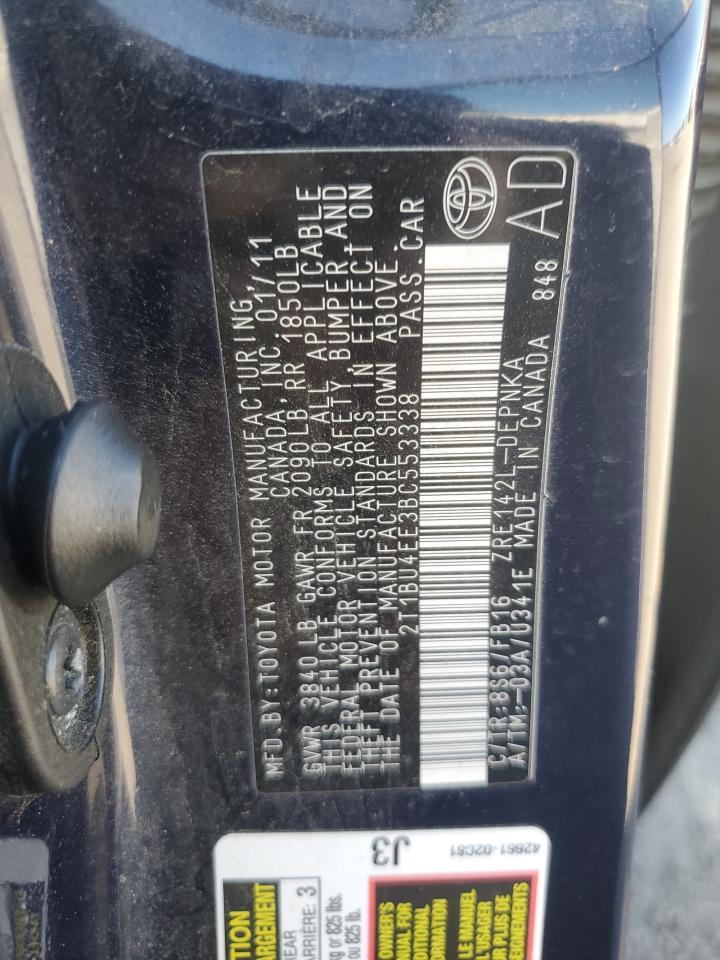 2011 TOYOTA COROLLA