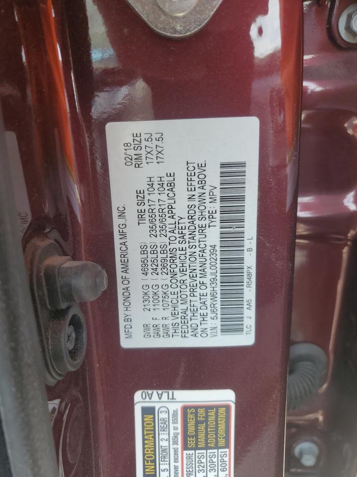 2018 HONDA CR-V