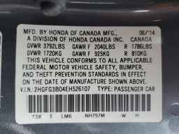 2014 HONDA CIVIC