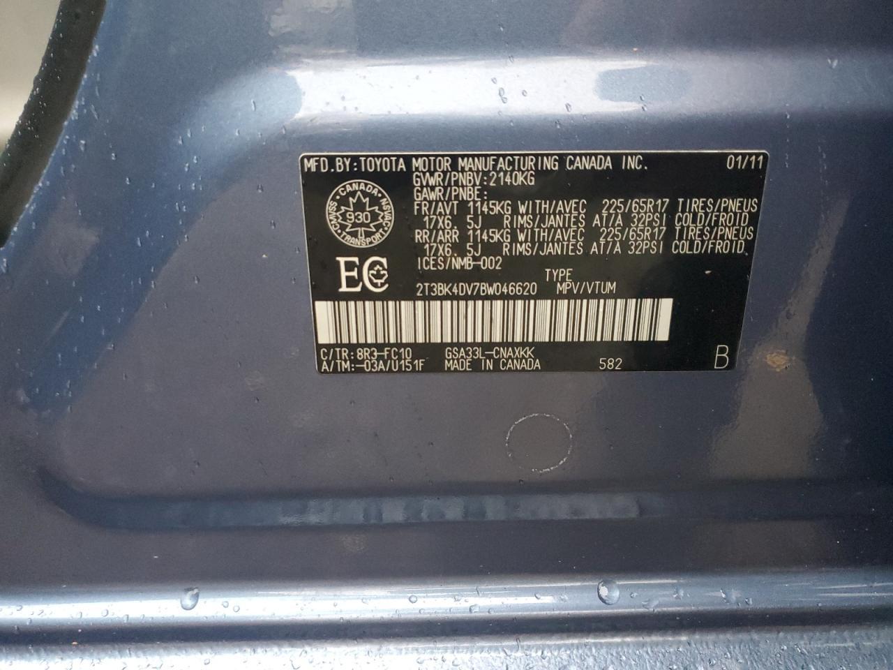 2011 TOYOTA RAV4