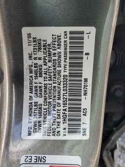 2007 HONDA CIVIC