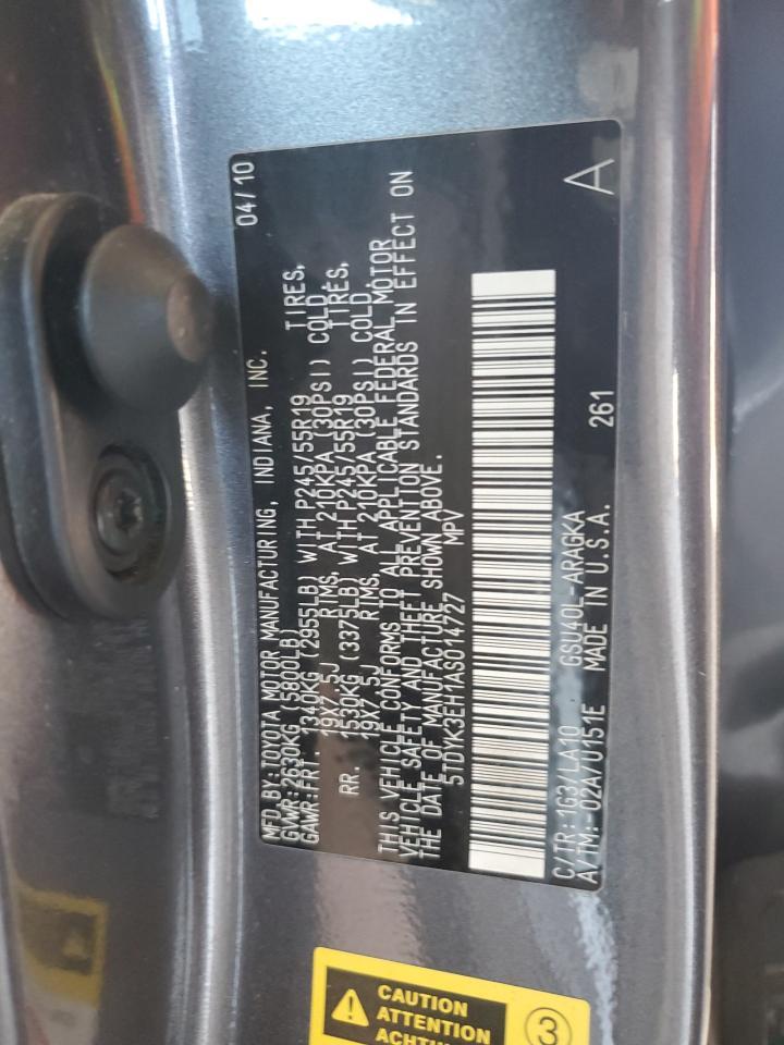 2010 TOYOTA HIGHLANDER