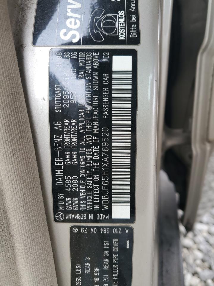 1999 MERCEDES-BENZ E-Class