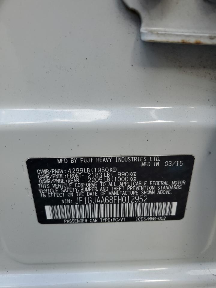 2015 SUBARU IMPREZA