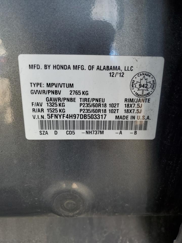 2013 HONDA PILOT