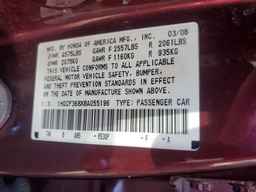 2008 HONDA ACCORD
