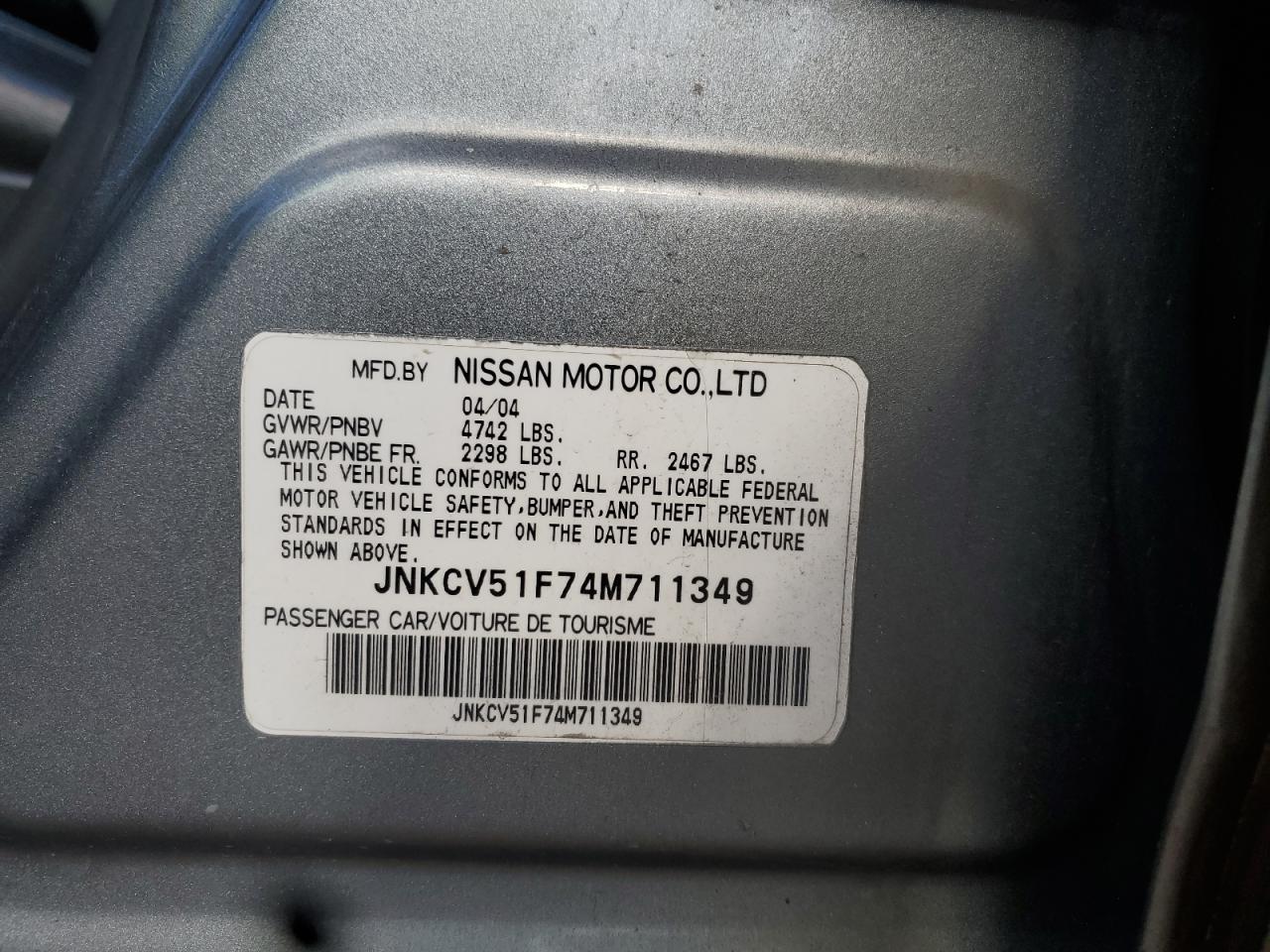 2004 INFINITI G35