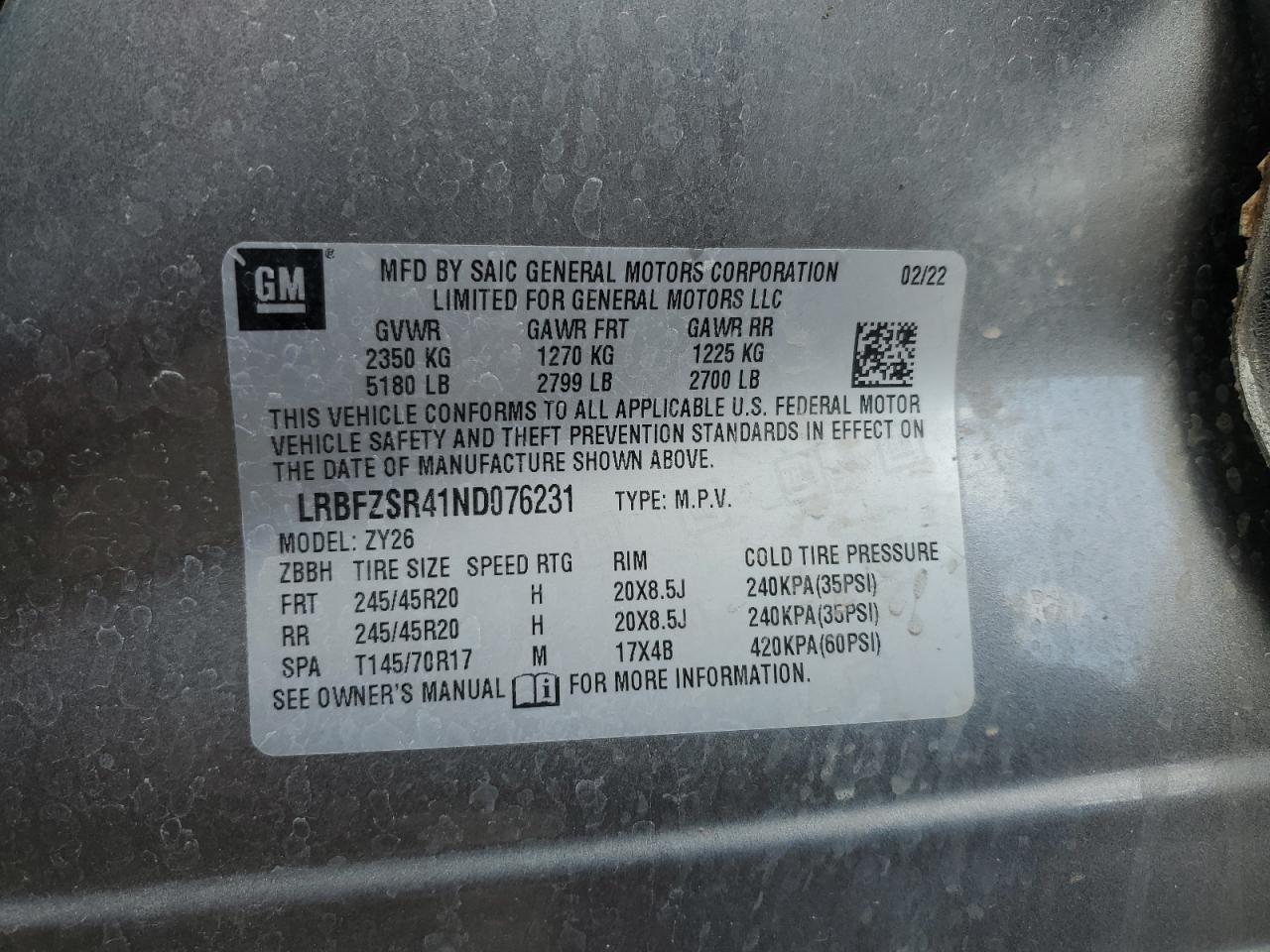 2022 BUICK Envision