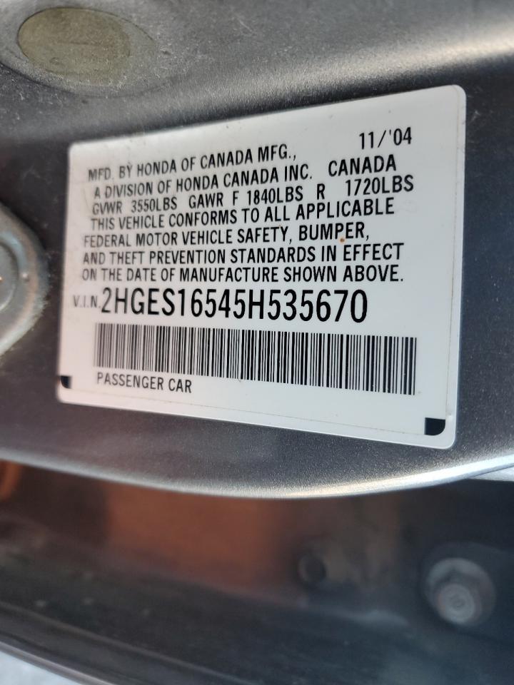 2005 HONDA CIVIC