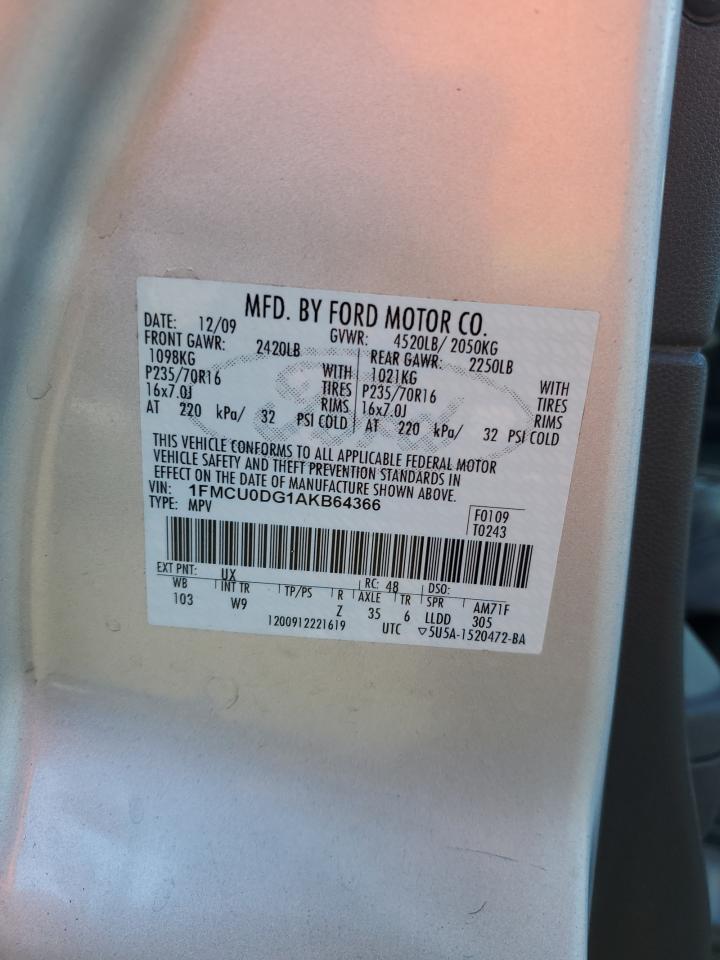 2010 FORD ESCAPE
