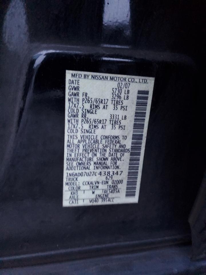 2007 NISSAN Frontier