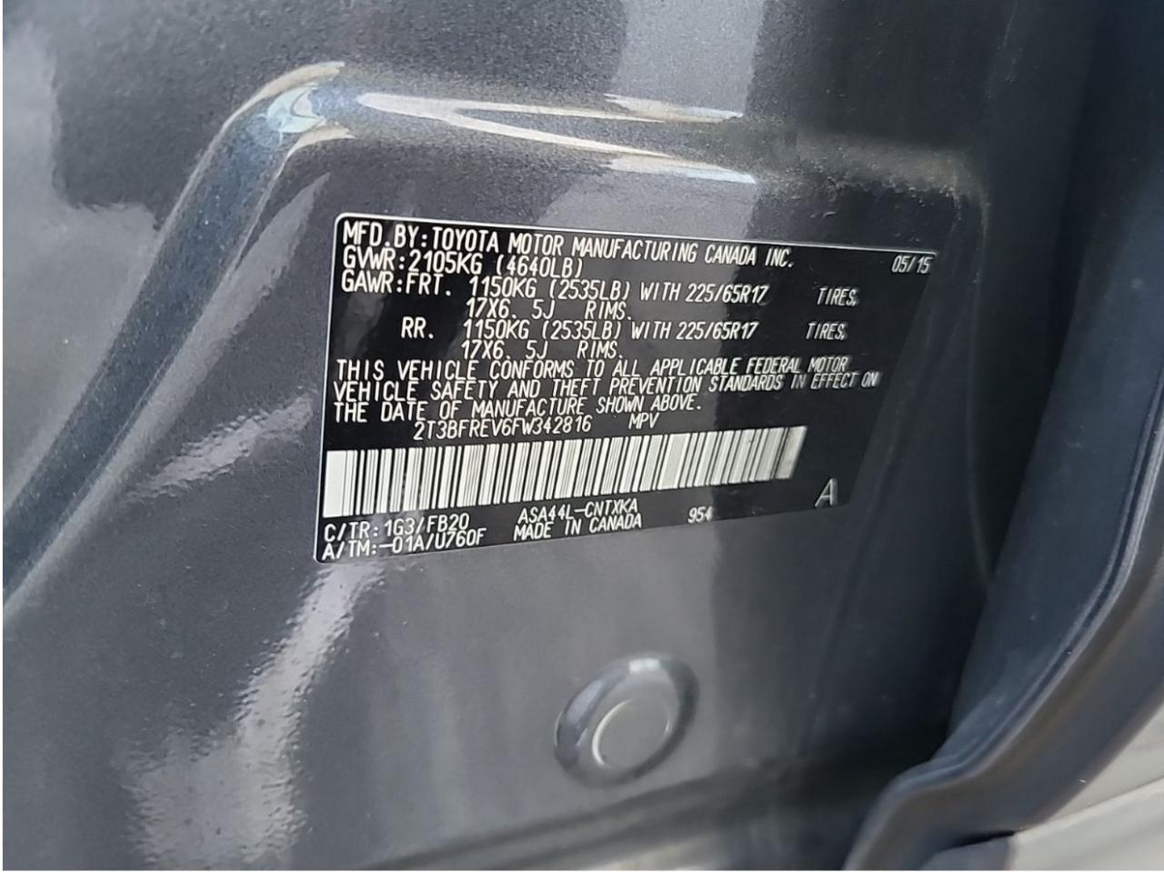 2015 TOYOTA RAV4