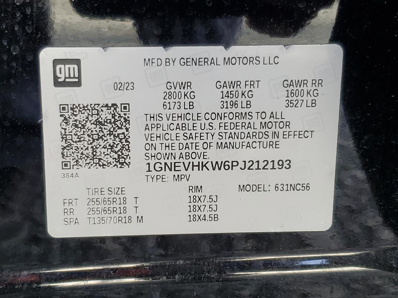 2023 CHEVROLET TRAVERSE