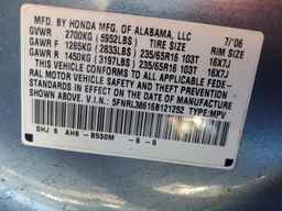 2006 HONDA ODYSSEY