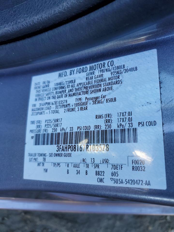 2007 FORD FUSION