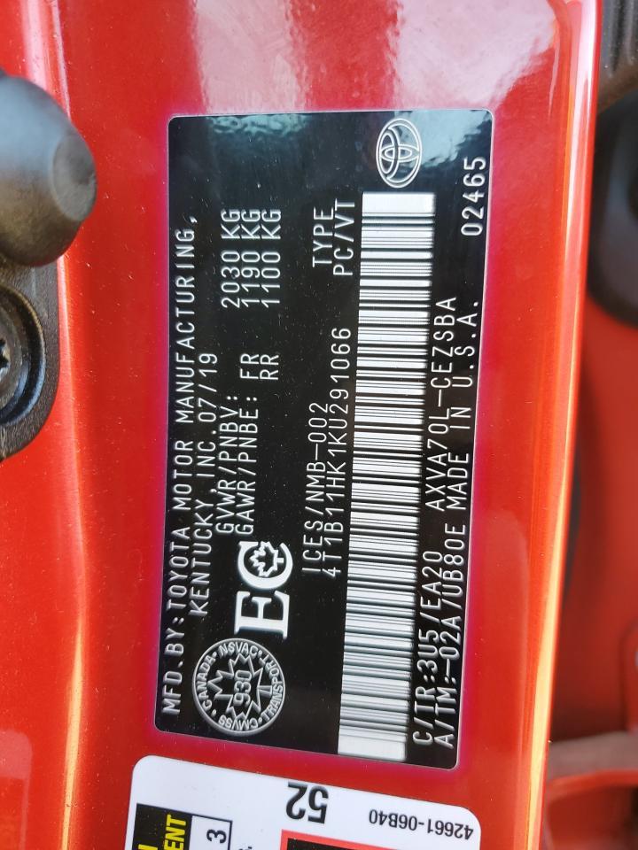 2019 TOYOTA CAMRY