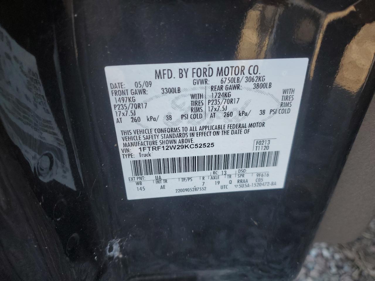 2009 FORD F-150