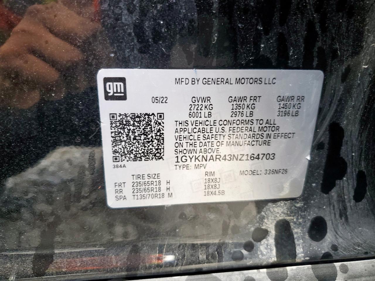 2022 CADILLAC XT5