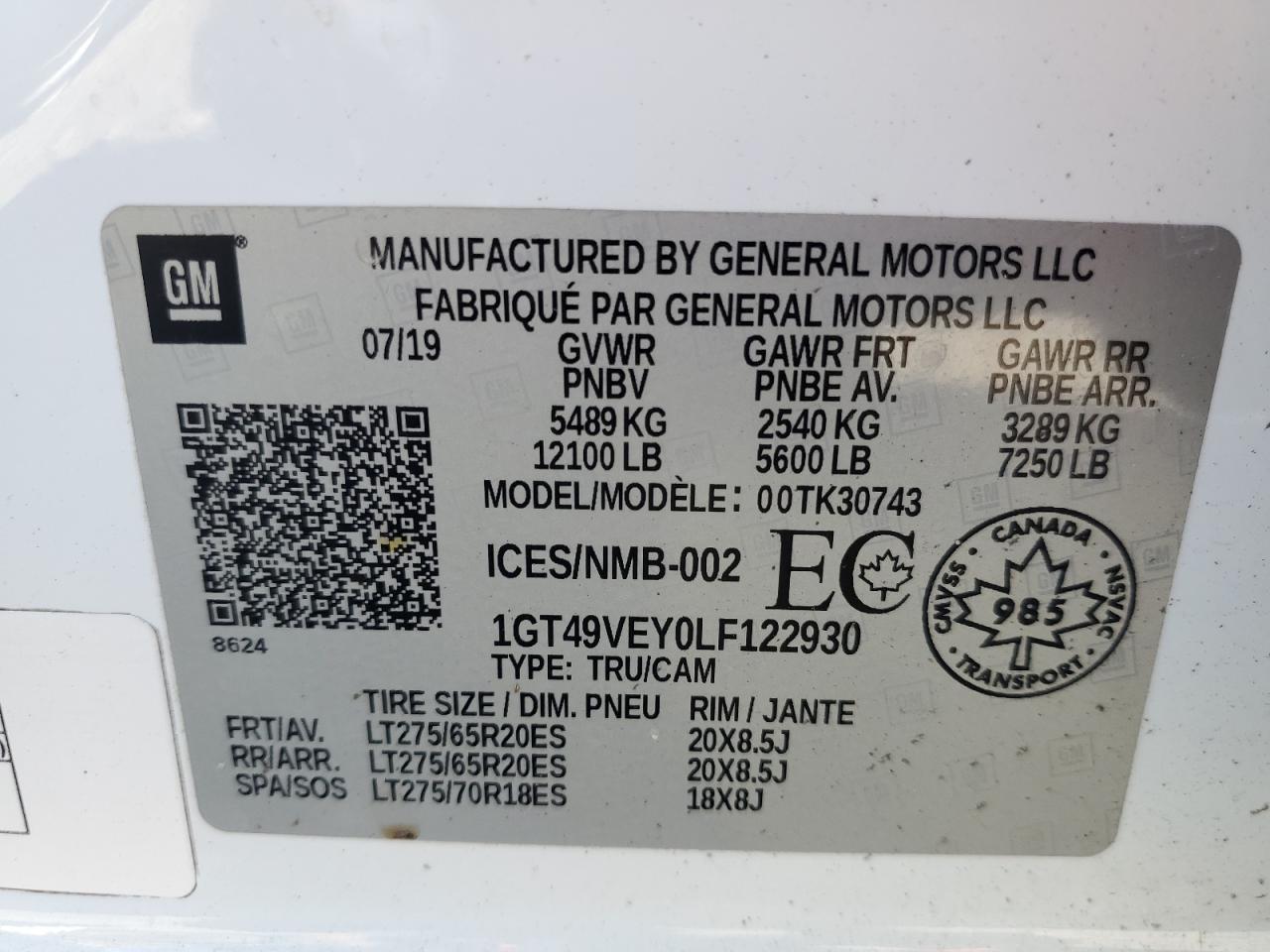 2020 GMC Sierra
