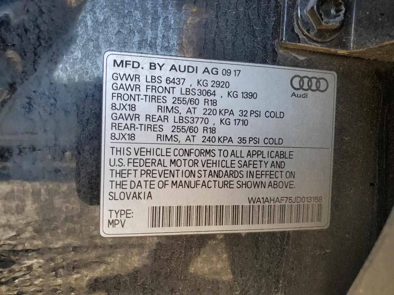 2018 AUDI Q7