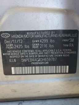 2013 HYUNDAI SONATA
