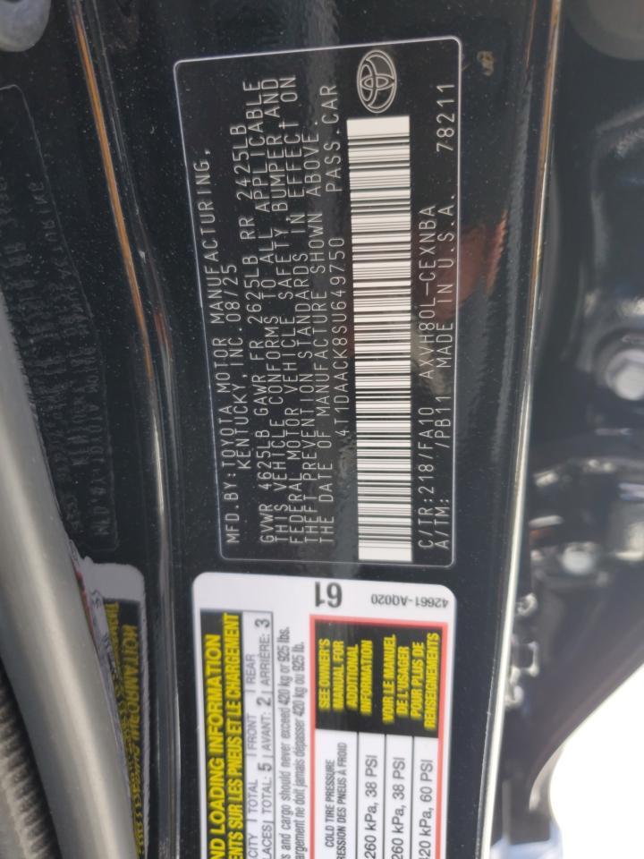 2025 TOYOTA CAMRY