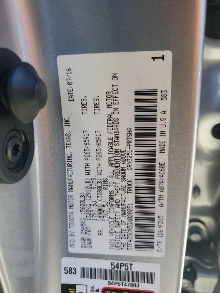 2016 TOYOTA TACOMA