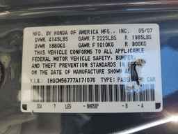 2007 HONDA ACCORD