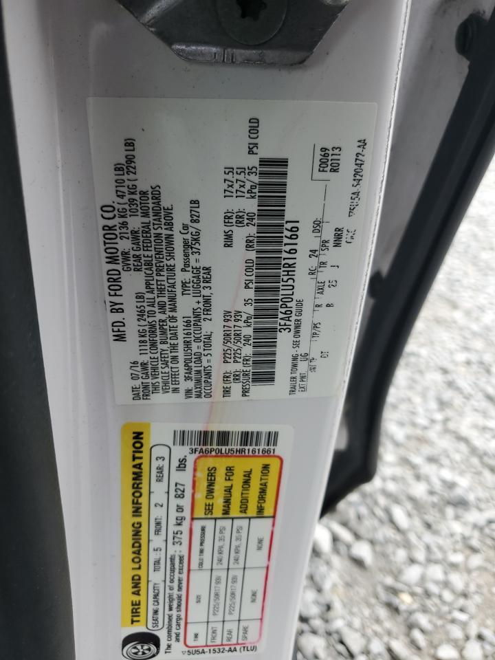 2017 FORD FUSION