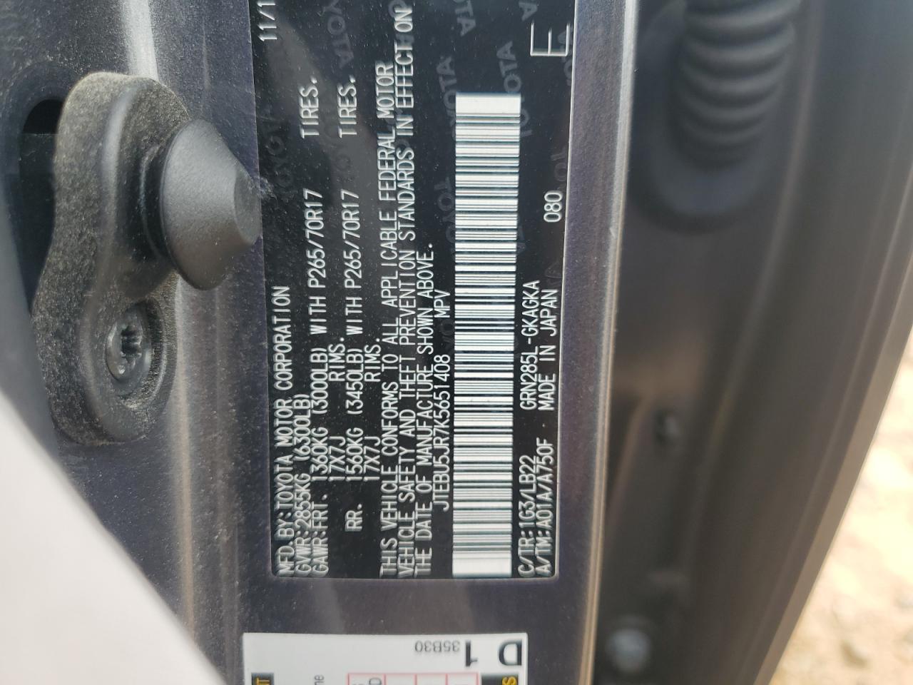 2019 TOYOTA 4Runner