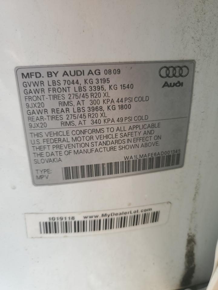 2010 AUDI Q7