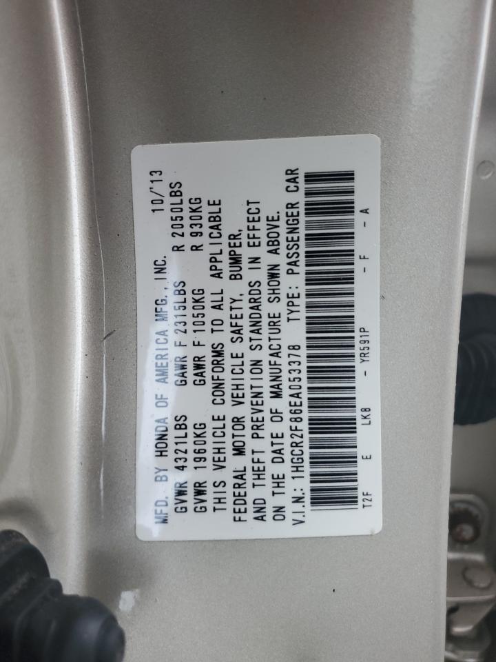2014 HONDA ACCORD