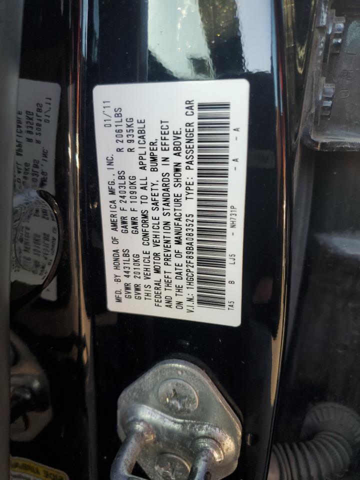 2011 HONDA ACCORD