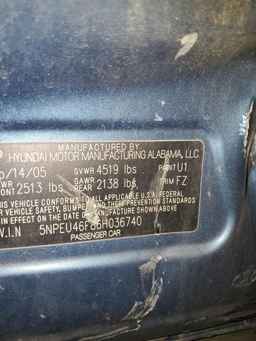 2006 HYUNDAI SONATA