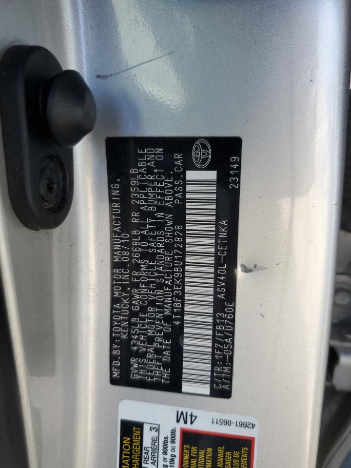 2011 TOYOTA CAMRY
