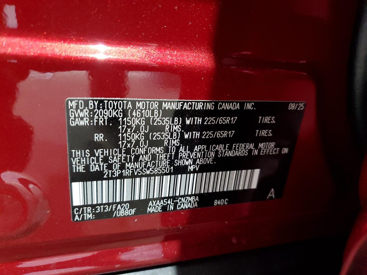 2025 TOYOTA RAV4