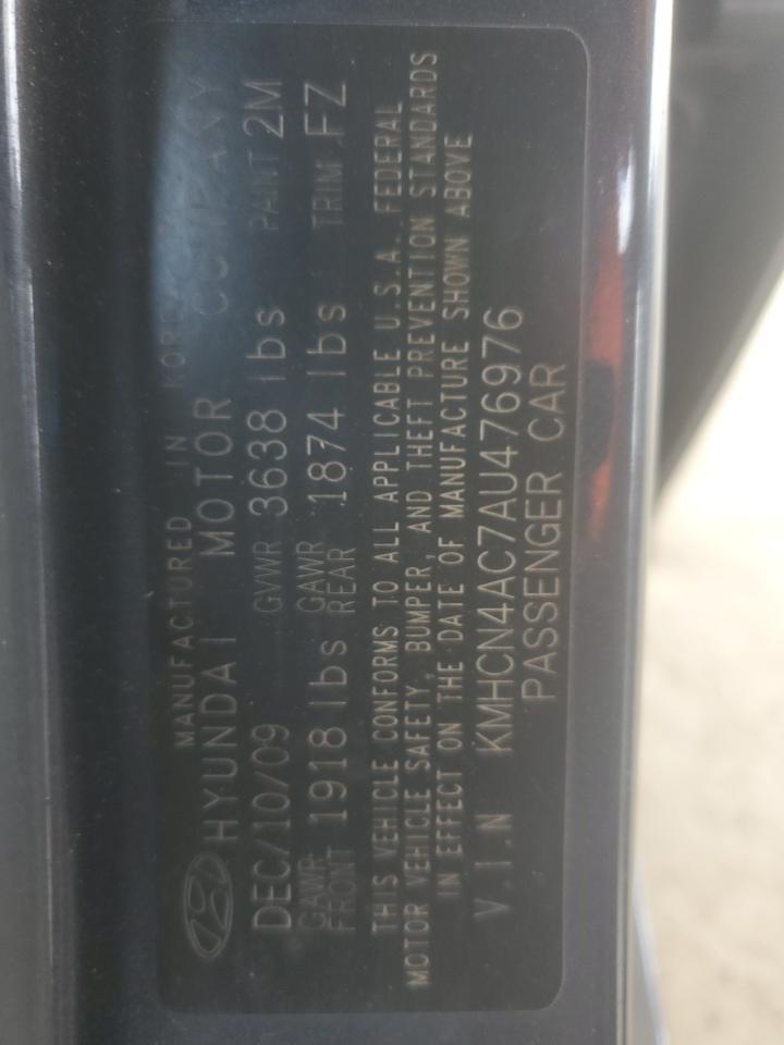 2010 HYUNDAI ACCENT